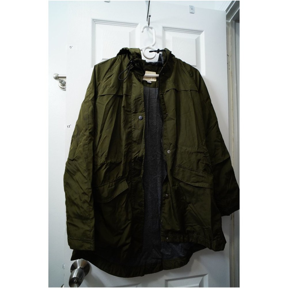 a new day wind breaker long jacket - womens